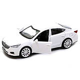 Машинка іграшкова металева Автопром «KIA K7», 11х4х4 см, біла (4342), фото 6