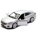 Машинка іграшкова металева Автопром «KIA K7», 11х4х4 см, сіра (4342), фото 7