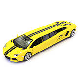 Машинка ігрова металева Автопром «Lamborghini Aventador» Ламборгіні Лімузин 22*3*6 см (6621L), фото 3