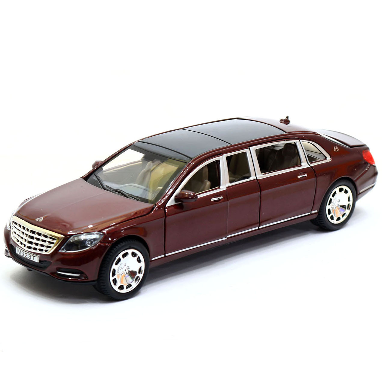 Машинка іграшкова металева Автопром «Mercedes Benz Maybach» Мерседес бенц Майбах Коричневий (7686)