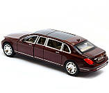 Машинка іграшкова металева Автопром «Mercedes Benz Maybach» Мерседес бенц Майбах Коричневий (7686), фото 3