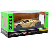 Машинка іграшкова Автопром «Lamborghini LP770-4», 15 см, світло, звук, золотий (7861), фото 3