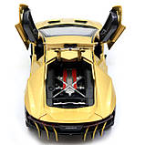 Машинка іграшкова Автопром «Lamborghini LP770-4», 15 см, світло, звук, золотий (7861), фото 11