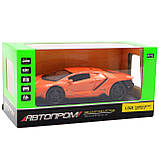 Машинка іграшкова Автопром «Lamborghini LP770-4», 15 см, світло, звук, помаранчевий (7861), фото 4
