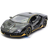 Машинка іграшкова Автопром «Lamborghini LP770-4», 15 см, світло, звук, чорний (7861), фото 7