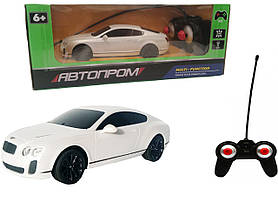 Іграшкова машинка Автопром на радіокеруванні Бентлі Bentley, біла (8821)