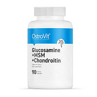 Хондропротектор Glucosamine+MSM+Chondroitin OstroVit (90 таблеток)