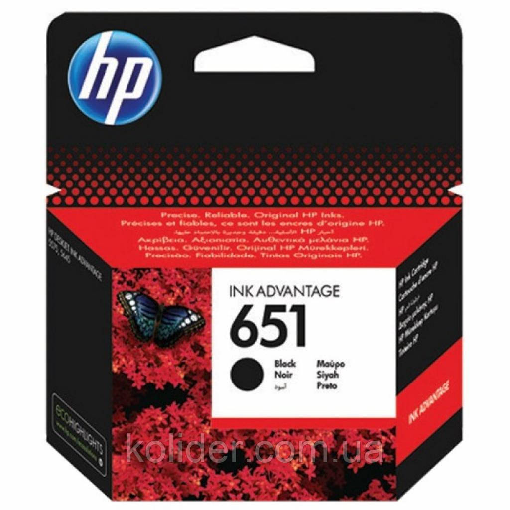 Картридж HP DJ No.651 black Ink Advantage (C2P10AE)