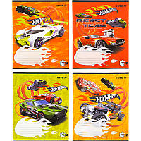 Тетрадь школьная Kite Hot Wheels HW22-235, 12 листов, в косую линию