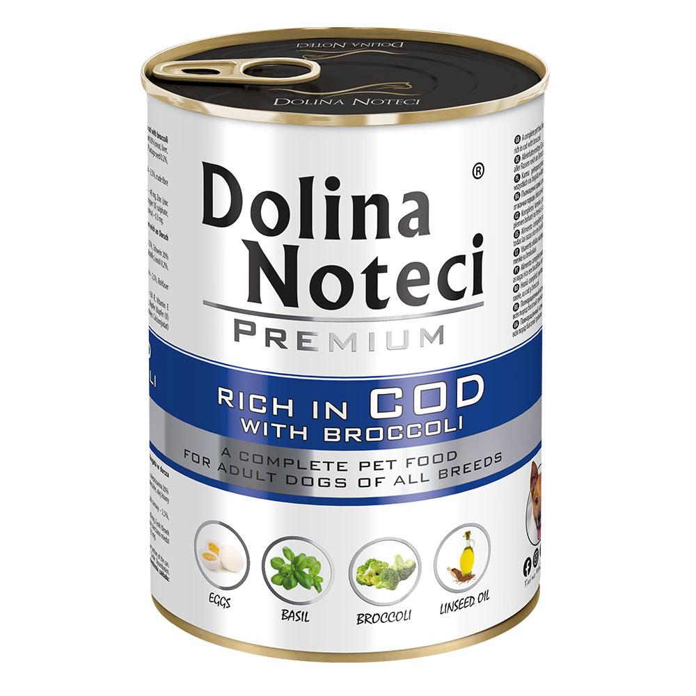 Dolina Noteci Premium (Долина Нотечі) консерви вологий корм для собак з тріскою та броколі 400 г х 24 шт.