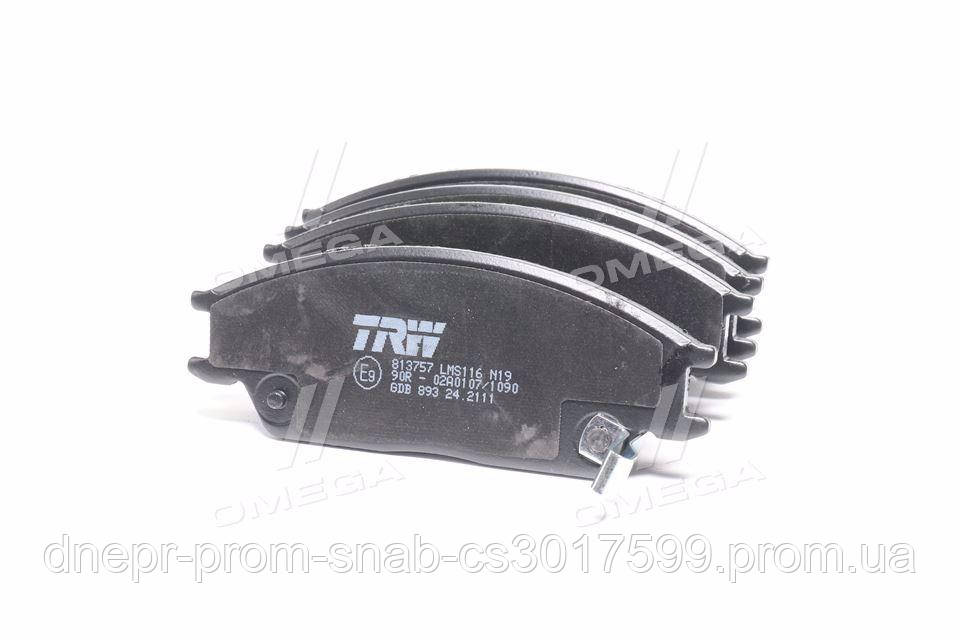 Колодки гальмівні HYUNDAI ACCENT передн. (TRW) GDB893 (skl-dp)