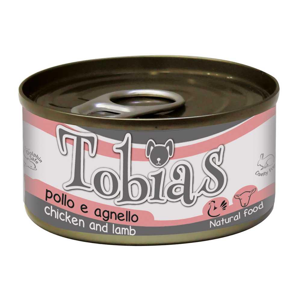 Croci Tobias (Кроки Тобіас) консерви вологий корм для собак з куркою та ягням 85 г х 12 шт.