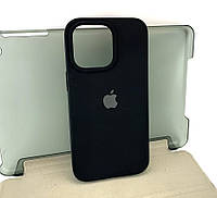 Чохол на iPhone 13 Pro накладка на бампер Silicone Case Full силіконовий original чорний