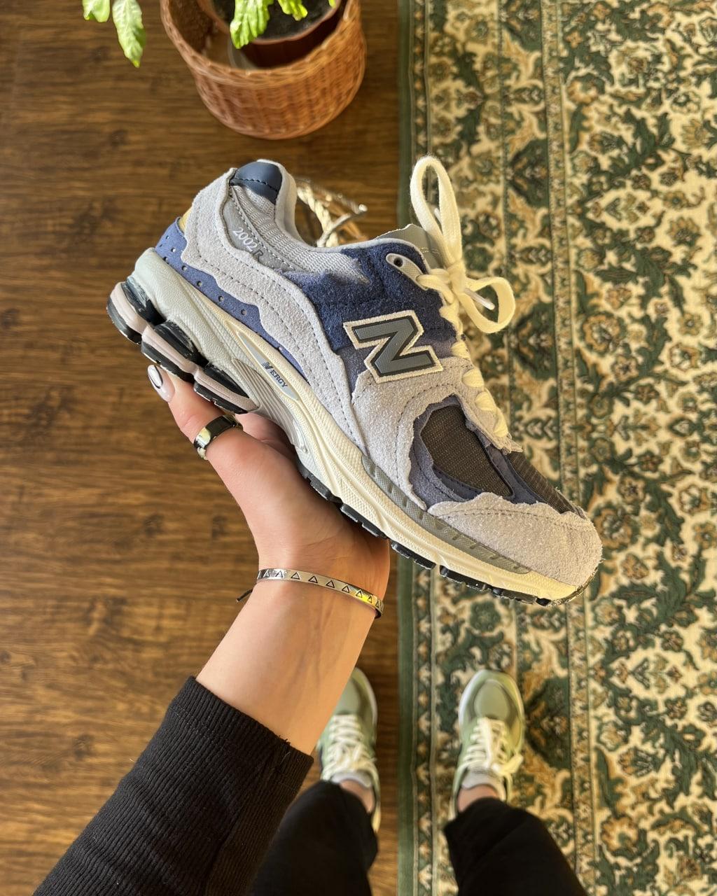 Кросівки чоловічі сірі New Balance 2002R Light Blue (10531), фото 1