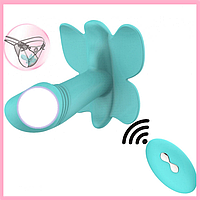 Вибратор для клитора и точки G с пультом, стимулятор-бабочка в трусики, Интимные товары