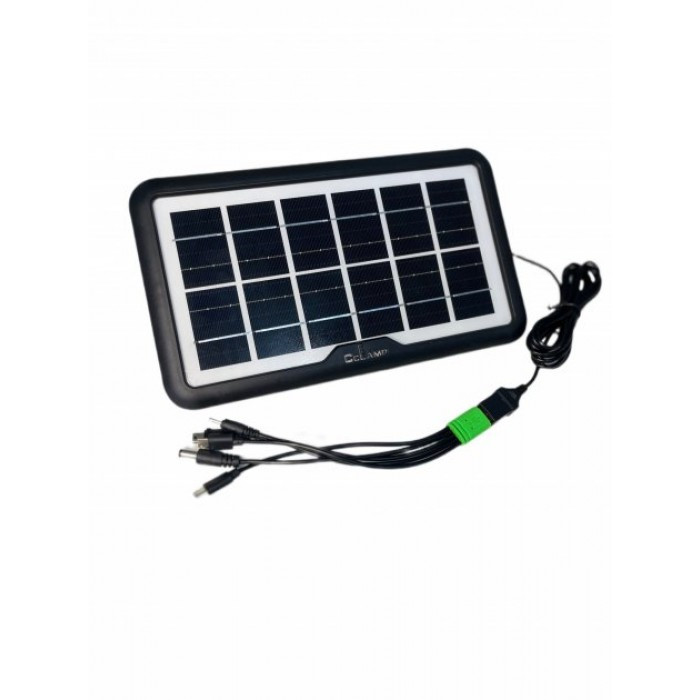 Сонячна панель CcLamp CL-638WP 3.8 W 6 V IP65 заряджання від сонця Solar Panel, фото 1