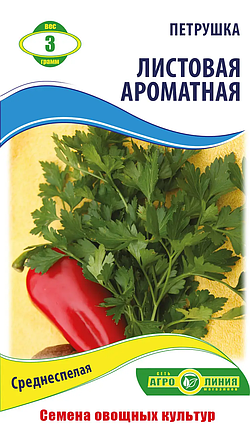 Насіння петрушки листової "Ароматна" 3 г (тм "Агролінія"), фото 1