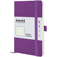 Блокнот Axent Partner Soft Skin (середній, у клітинку, обкл. м' яка, пурпуровий)