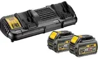 DeWalt FLEXVOLT Zestaw ładowarka + 2x Aku 6.0 Ah (DCB132+2xDCB546) DCB132T2