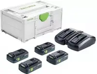 Festool SYS 18V 4x4,0/TCL 6 DUO 577104