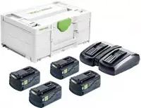 Festool SYS 18V 4x5,2/TCL 6 DUO 577136