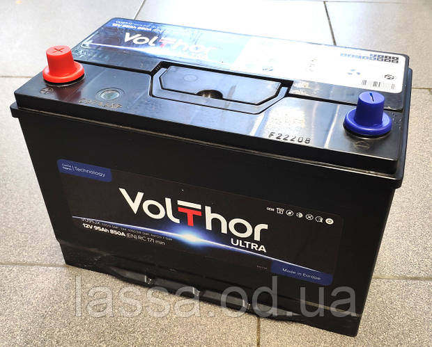 Аккумулятор Volthor 6СТ-95-АЗ (1) Asia левый плюс (ID#1338549297), цена ...