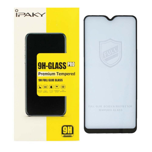 Захисне скло для телефона Samsung A105 (A10) чорне iPaky, фото 1