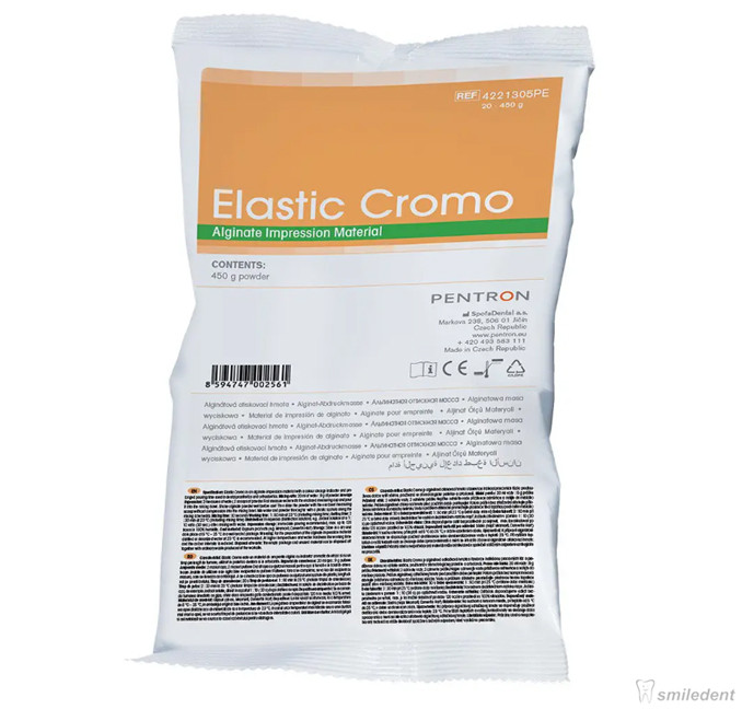 Elastic Cromo Еластики Хромо, альгінатна маса відшукана.