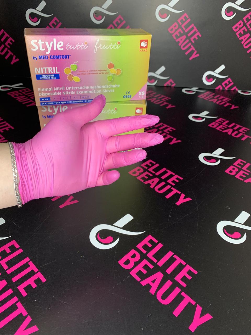 Рукавички нітрилові пурпурові в розмірі XS