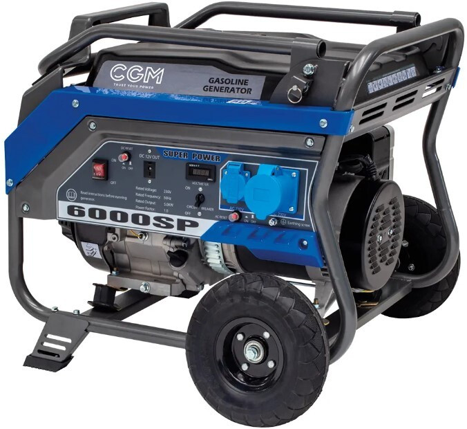 Генератор бензиновий однофазний CGM 6000SP, фото 1