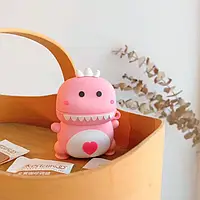 Чохол для навушників AirPods 1/2 Case 3D Love Dinosaur (Pink)