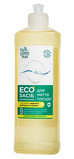 ЕКО засіб для миття посуду Green Max, 500 мл