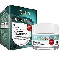 Крем концентрат с эффектом лифтинга 50+ Delia Hyaluron Fusion Anti-Wrinkle-Lifting Day and Night