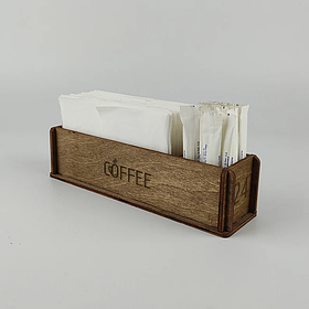 Дерев'яний органайзер для серветок 212х58х54мм