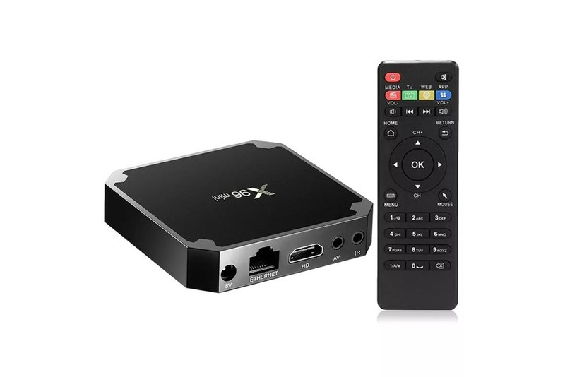 Медіаплеєр X96 Mini Smart TV Box + ИК Датчик и Обучаемый Пульт — Купить Недорого на Bigl.ua
