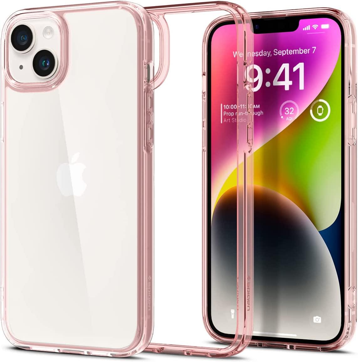 Чохол Spigen для iPhone 14 - Ultra Hybrid, Rose Crystal (ACS05043)