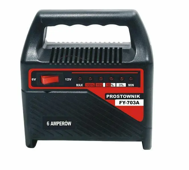 Автомобильное зарядное устройство для аккумуляторов АКБ Car Commerce 6-12В 6А, 20-60 А/ч диод. индик. - фото 1 - id-p1743987870