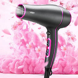 Фен для сушіння та укладання волосся VGR V402 Фени для волосся Професійний потужний Фен 1800-2200 Вт