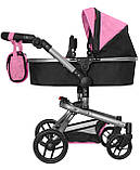 Коляска для ляльок трансформер Carrello Fortuna 9695 PINK, фото 7