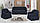 Чехол натяжной диван и два кресла накидка мягкой мебели с юбкой съемный бордо Home Collection Evibu Турция, фото 7