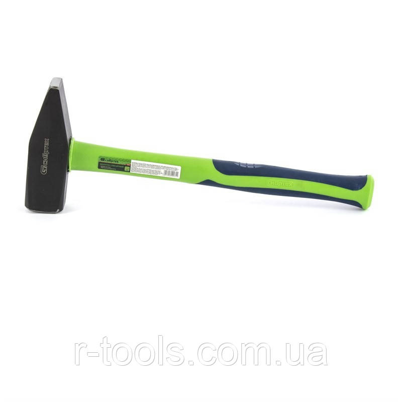 Молоток слюсарний 1500 г фібергласова гумова ручка 10331