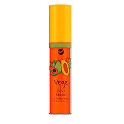 Блиск для губ Bell Vege Juicy Gloss з екстрактом папайї та олією авокадо, 02 Bubbly Orange, 10 мл