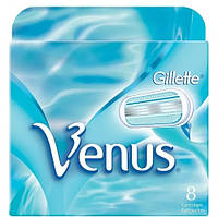 Женские сменные кассеты для бритья Gillette Venus 8 шт Сменные лезвия Венус ОРИГИНАЛ ГЕРМАНИЯ