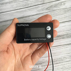 Індикатор ємності та заряду батареї SUPNOVA 8-100V датчик напруги 6133A LCD, фото 2