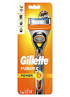 Станок для бритья мужской Gillette Fusion 5 Power с 1 сменной кассетой Бритва Джиллет Фьюжн5