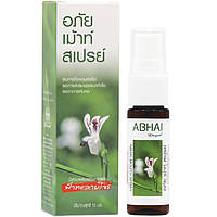 Тайский спрей от боли в горле с экстрактом андрографиса и солодки Abhai Mouth Spray