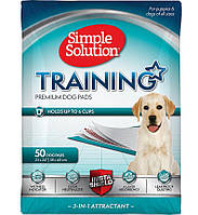 Влагопоглощающие пеленки для собак Simple Solution Training Premium Dog Pads 58х60см 50шт (ss13401)