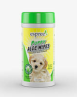 Влажные салфетки для щенков Espree Puppy Aloe Wipes для чистки кожи 50 шт. (e01422)