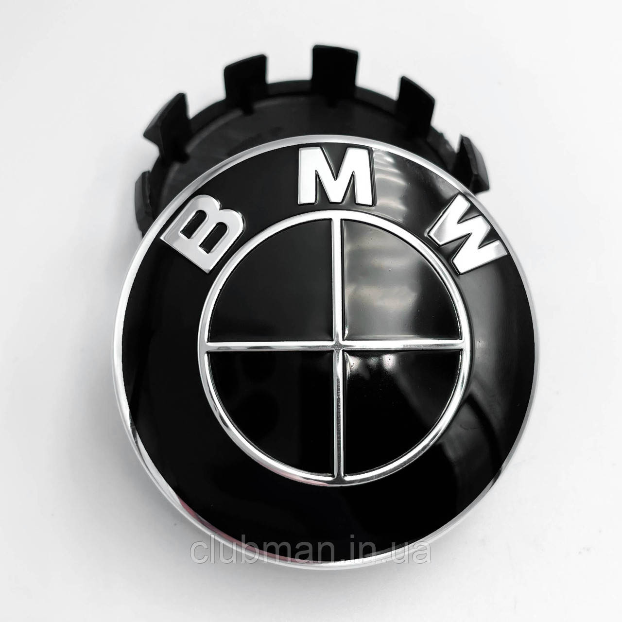 Ковпачки (заглушки) в литі диски BMW (БМВ) 56 мм Чорно-Чорні