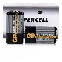 Батарейка Крона (9 V) GP SuperCell для поинтеров металлоискателей и толщиномеров цена за 1 шт